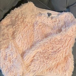 Pink Faux Sweater Size 10/12